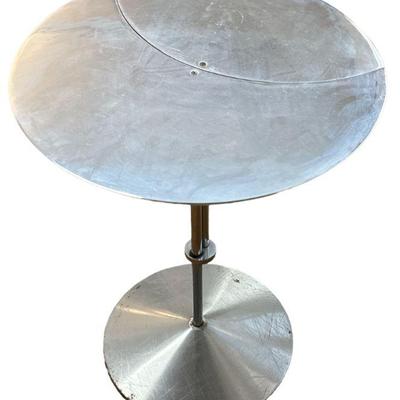 Steel Modernist Adjustable Side Table