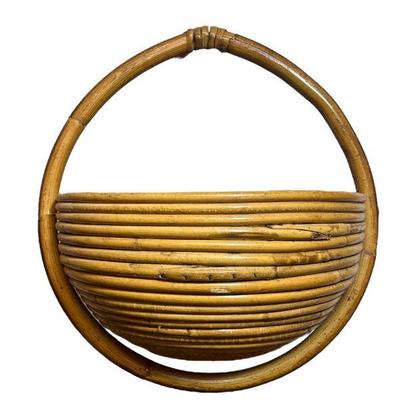 GABRIELLA CRESPI Style Hanging Wicker Basket