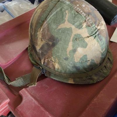 Old military helmet