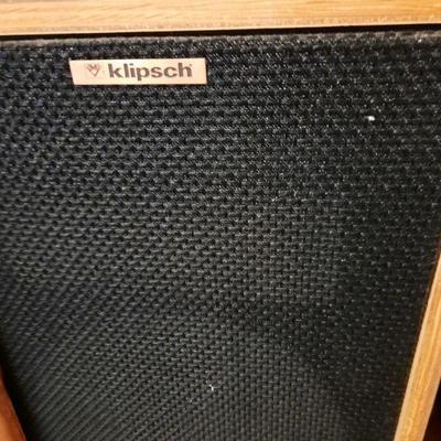 Klipsch wood speakers