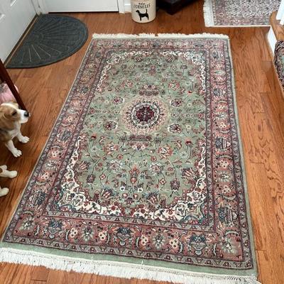Lots of beautiful area rugs! 