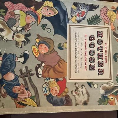 Mother Goose prints 1950's