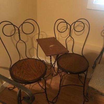 Antique parlor chairs
