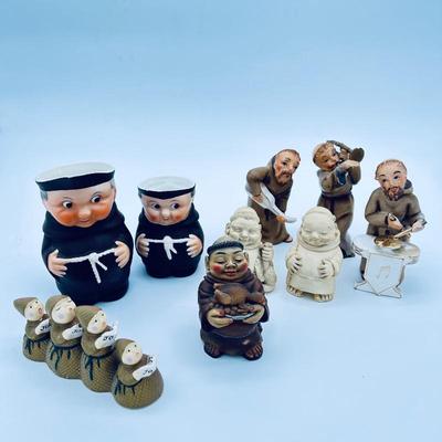 Monk figurines