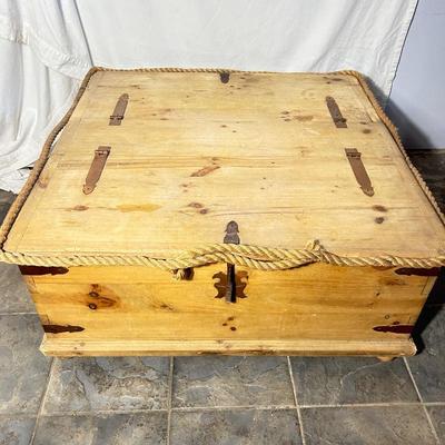 Wood storage box