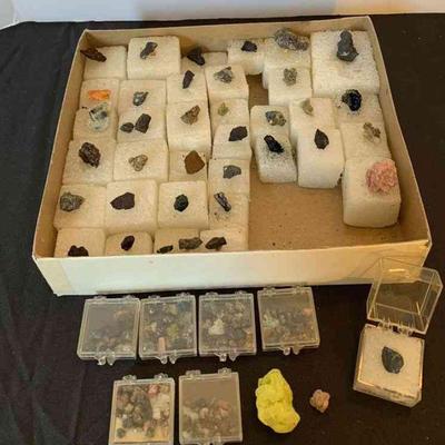 Rock and mineral collection