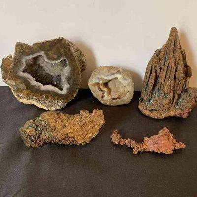 Geodes, copper and more