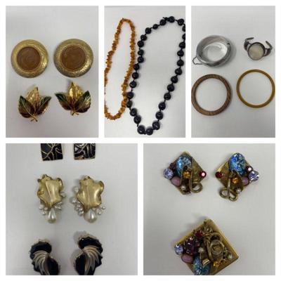 ENTIRE Bag of Vintage Costume Style Jewelry