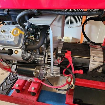 New Old Stock Generator - twin cylinder engine -  never had any gas in tank