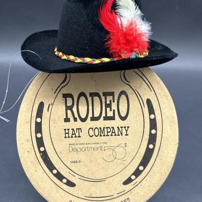 Rodeo Hat Co. Feathered Cowboy Hat in Hat Box