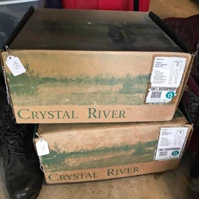 Size 11 and 12 waders