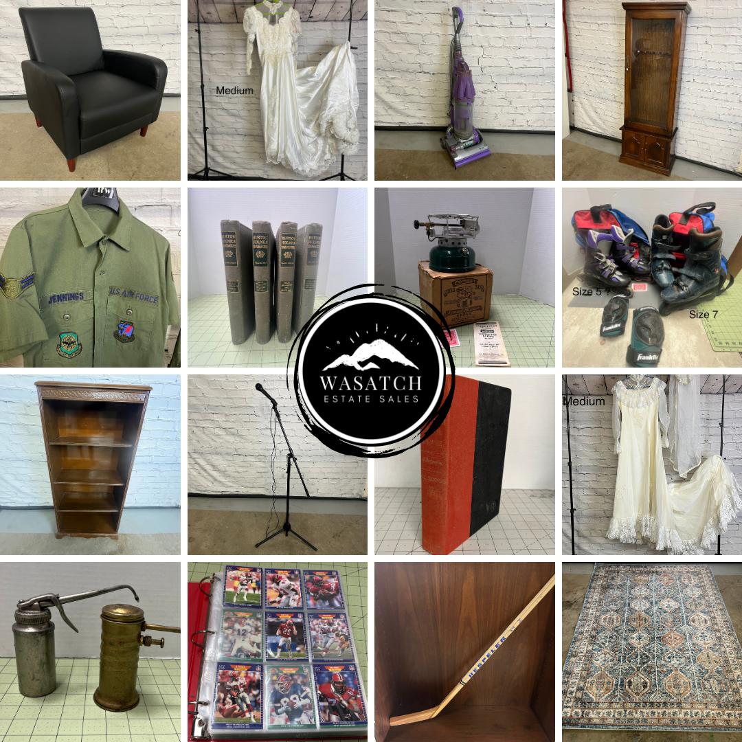 Wasatch Estate Sales’ ONLINE Auction Ends Wednesday (4/3) at 6pm