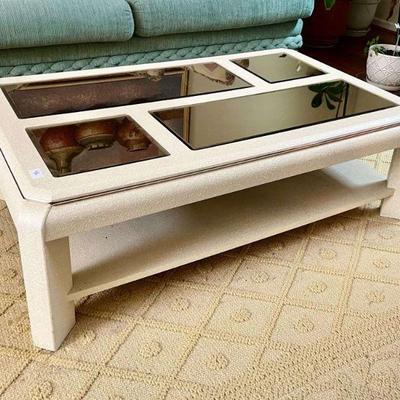 Mirrored Top Coffee Table