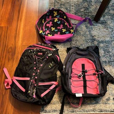 3pc Girls Backpacks