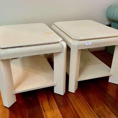 2 White Side Tables