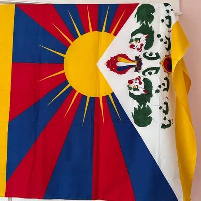 vintage Tibet flag