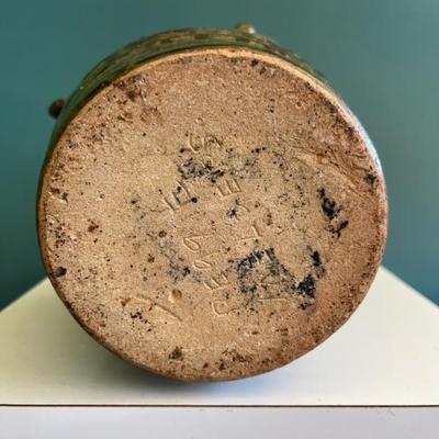 Grotesque face jug by Reggie Meaders, folk art, folk art pottery