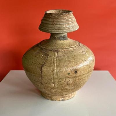 A collection of 8th century Khmer pottery vessels