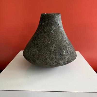 Antique Hawaiian stone basalt poi pounder
