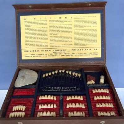 But he wanted to be a dentist and had collected lots of vintage dental equipment and tools. There are dental articulators, mold trays,...
