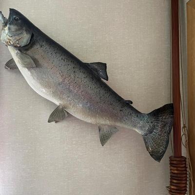 yes, he was a fisherman and we have this nice mounted fish