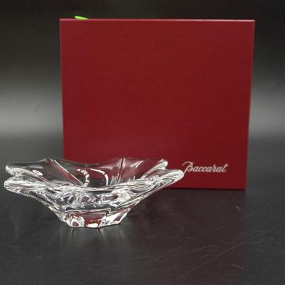 BACCARAT CRYSTAL CADIX ASHTRAY / BOWL IN ORIGINAL BOX