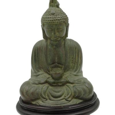 ANTIQUE THAILAND BRONZE SEATED BUDDHA