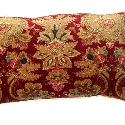 VINTAGE DESIGNER LUMBAR PILLOW - RALPH LAUREN
