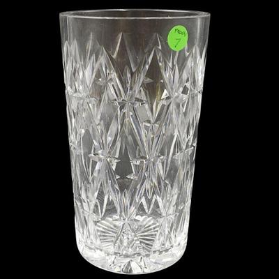 LARGE TIFFANY CRYSTAL VASE "TRELLIS"