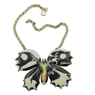 KENNETH JAY LANE MONARCH BUTTERFLY NECKLACE