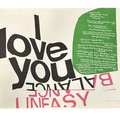 I LOVE YOU BY SISTER MARY CORITA KENT