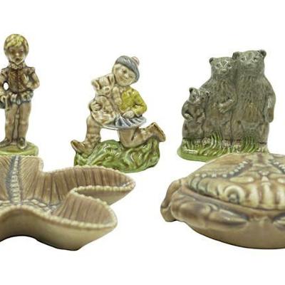 LOT OF WADE PORCELAIN - 7 PIECES