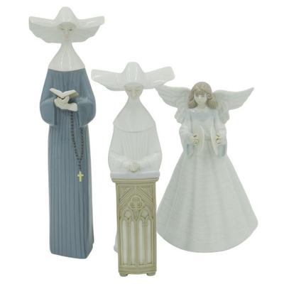 LOT OF 3 RELIGIOUS LLADRO FIGURINES