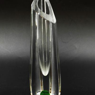 BACCARAT CRYSTAL VASE SIGNED