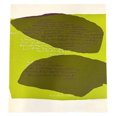 (A PIECE OF GOOD NEWS #1 #2) BY SISTER MARY CORITA KENT PRINT