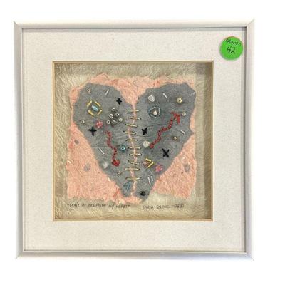 LINDA SOLOVIC MIXED MEDIA HEART