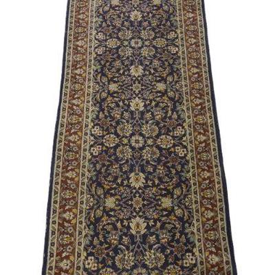 HAND KNOTTED WOOL KASHMAR STYLE RUNNER