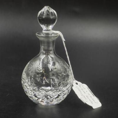 ANTIQUE CUT AND ETCHED PERFUME W STOPPER