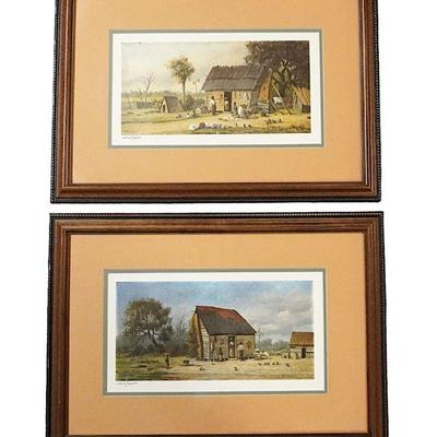 PAIR WILLIAM AIKEN WALKER LTD ED PRINTS