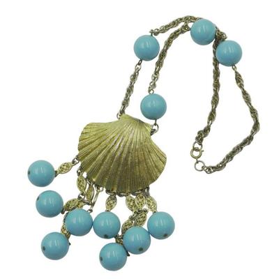 VINTAGE PAULINE RADER RUNWAY SEASHELL NECKLACE