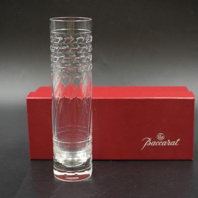 BACCARAT CRYSTAL ORGUE FLOWER VASE IN BOX