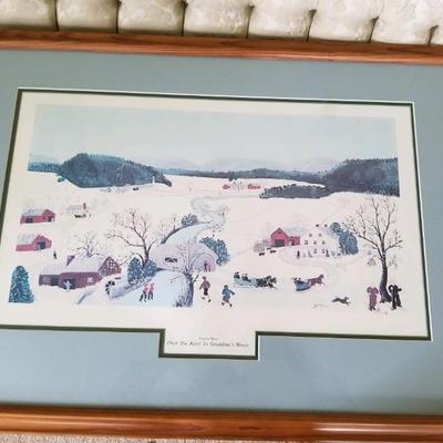 Grandma Moses print