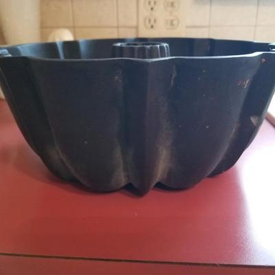 Cast iron Bundt pan