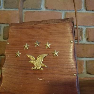 Wooden purse