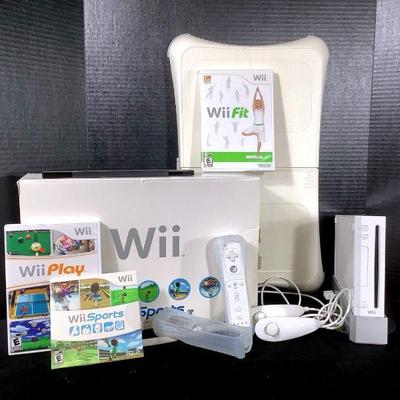 NIAB210 Wii Sports	Wii Sports console, which comes with 2 nunchucks, 1 controller(which has some battery acid inside due to batteries...