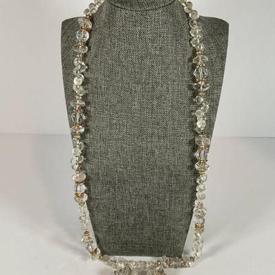 Vinatge Miriam Haskell Crystal/Rock/Gem Necklace