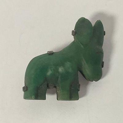 Vintage Sterling/Turquoise Donkey