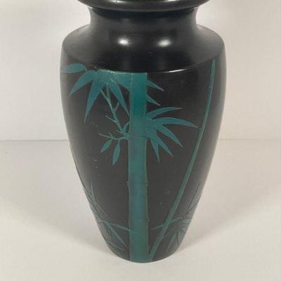 Vintage Japanese Ryuku Wood /Lacquer Vase