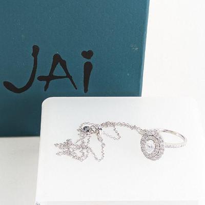 JAi by John Hardy Sterling Silver & CZ Necklace & Ring Combo Set, New in Box