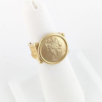 14K Yellow Gold Cameo Ring